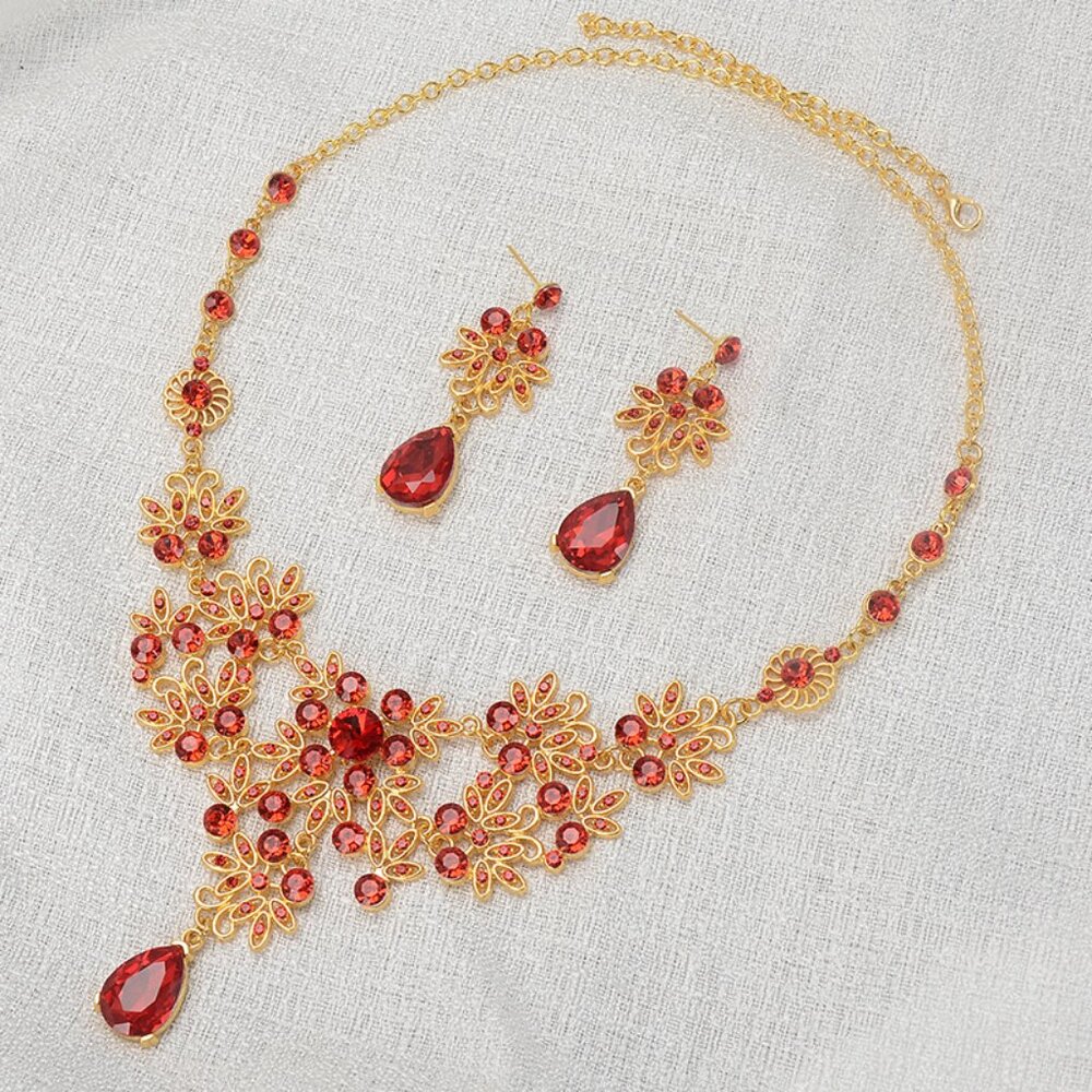 Red Jewelry set